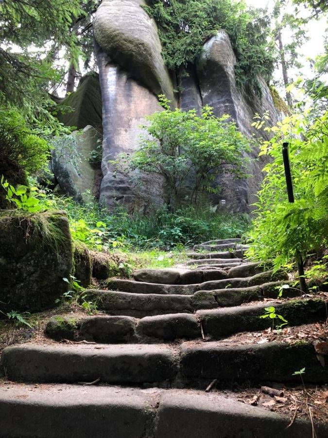 Klimatyczny Dom Kopaczowka Przytulna Miejscowka Z Kominkiem, Sauna I Ogrodem U Podnoza Gor Stolowych رادكوف المظهر الخارجي الصورة